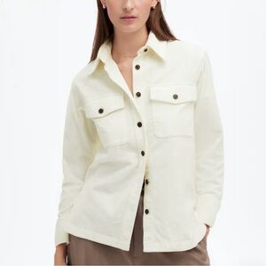 Madewell Corduroy Oversized Shirt Jacket Shacket Medium NWT women’s